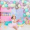 Sweet Ice Cream Party Balloon Arch Garland Pastel Macaron Popsicle Confetti Balloon Summer Ice Cream Theme Party Decor for Baby Bridal Shower Girl Ice Cream Bday Wedding Graduation Party Supplies
